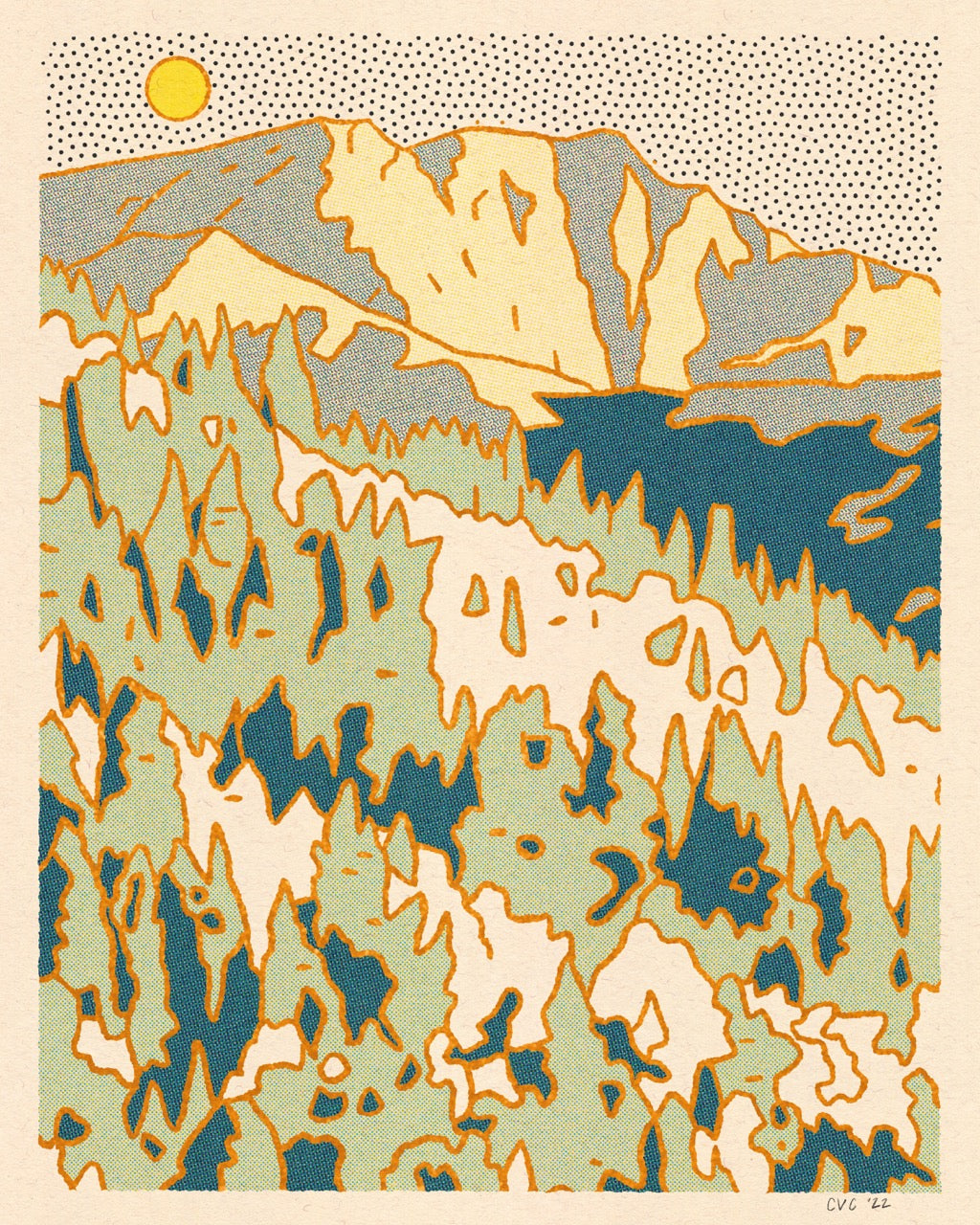 Desert Mountain #34 Print