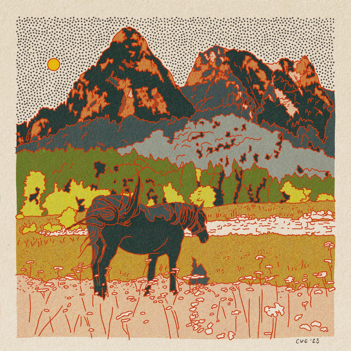 Desert Mountain #39 Print