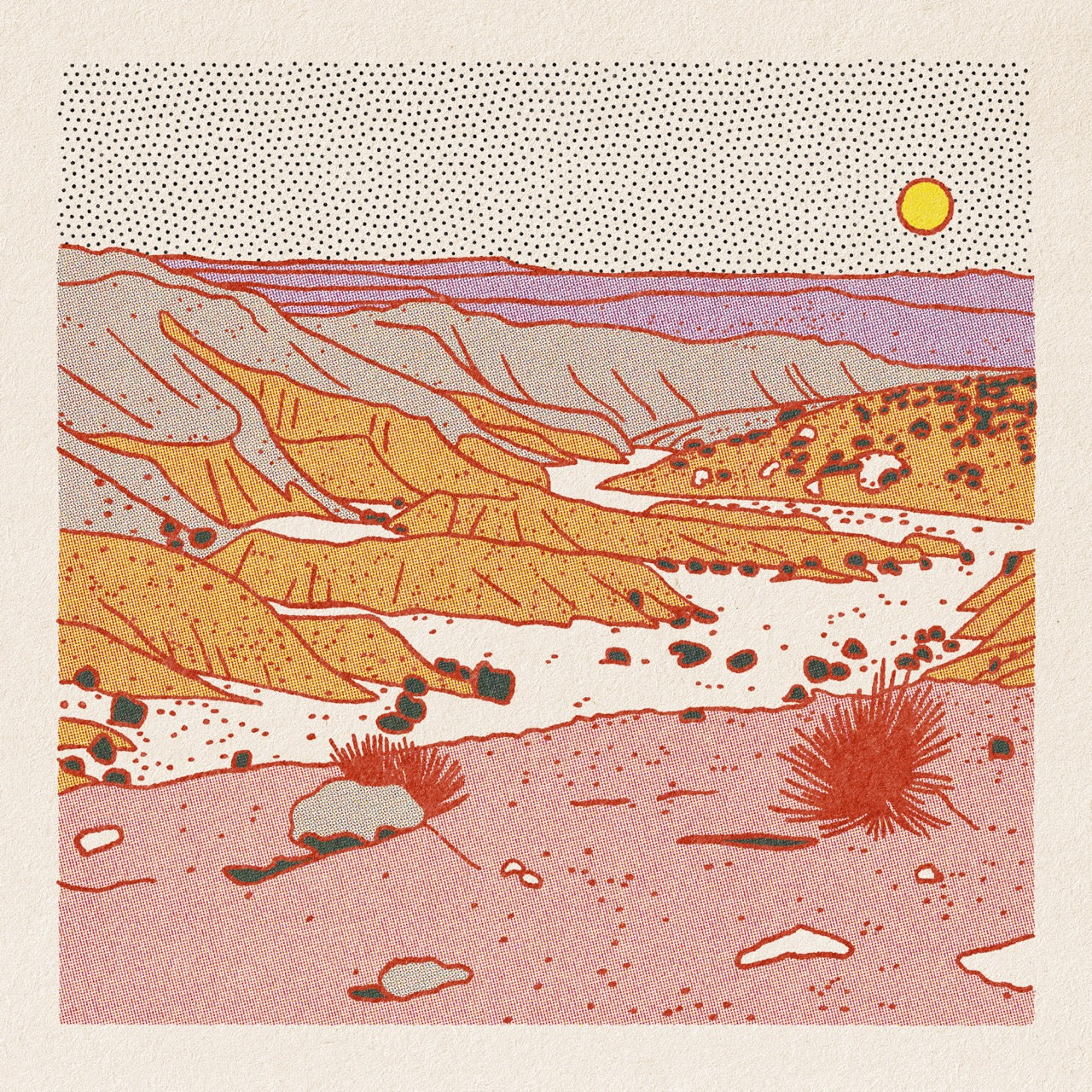 Morning Desert Postcard Pack