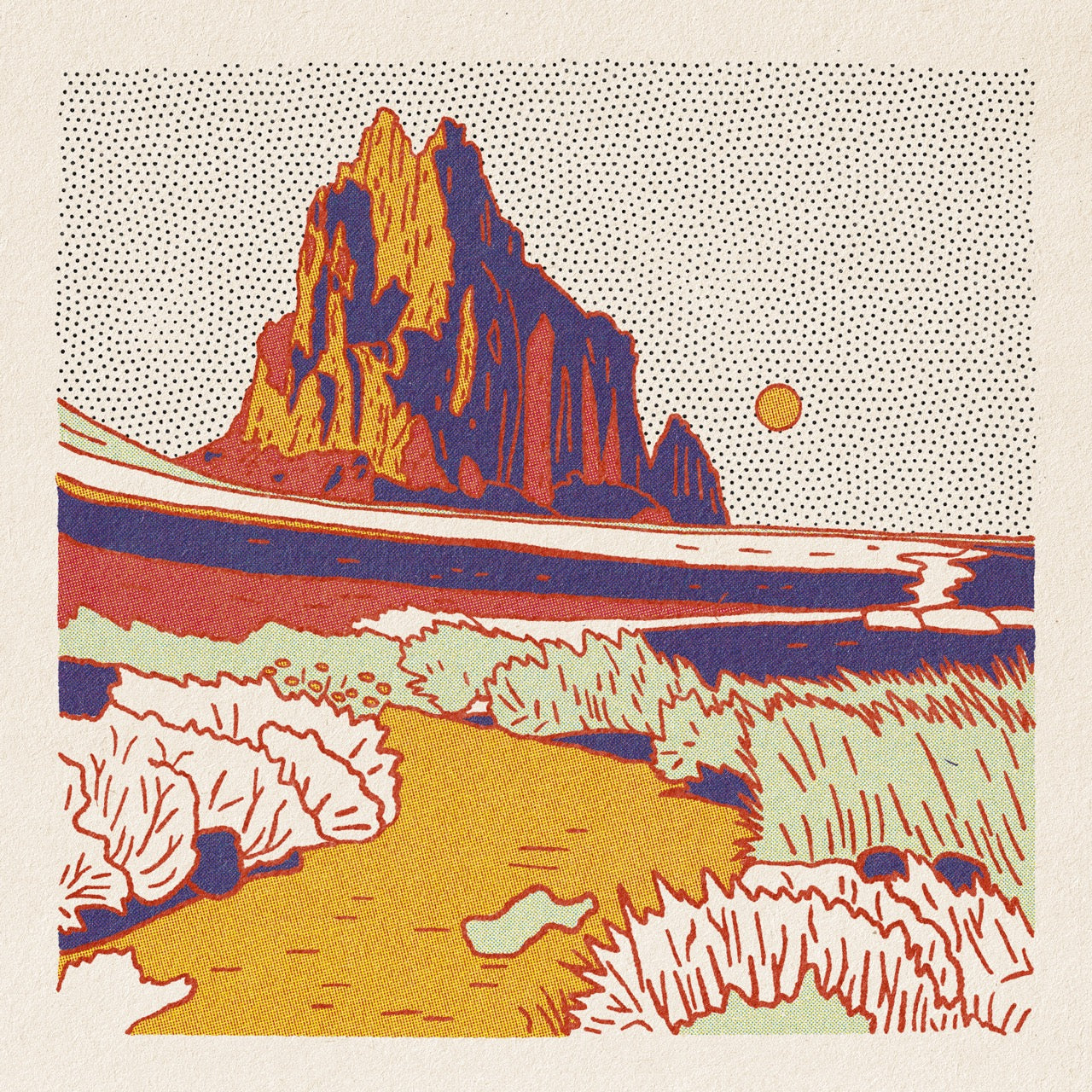 Desert Mountain #9 Print
