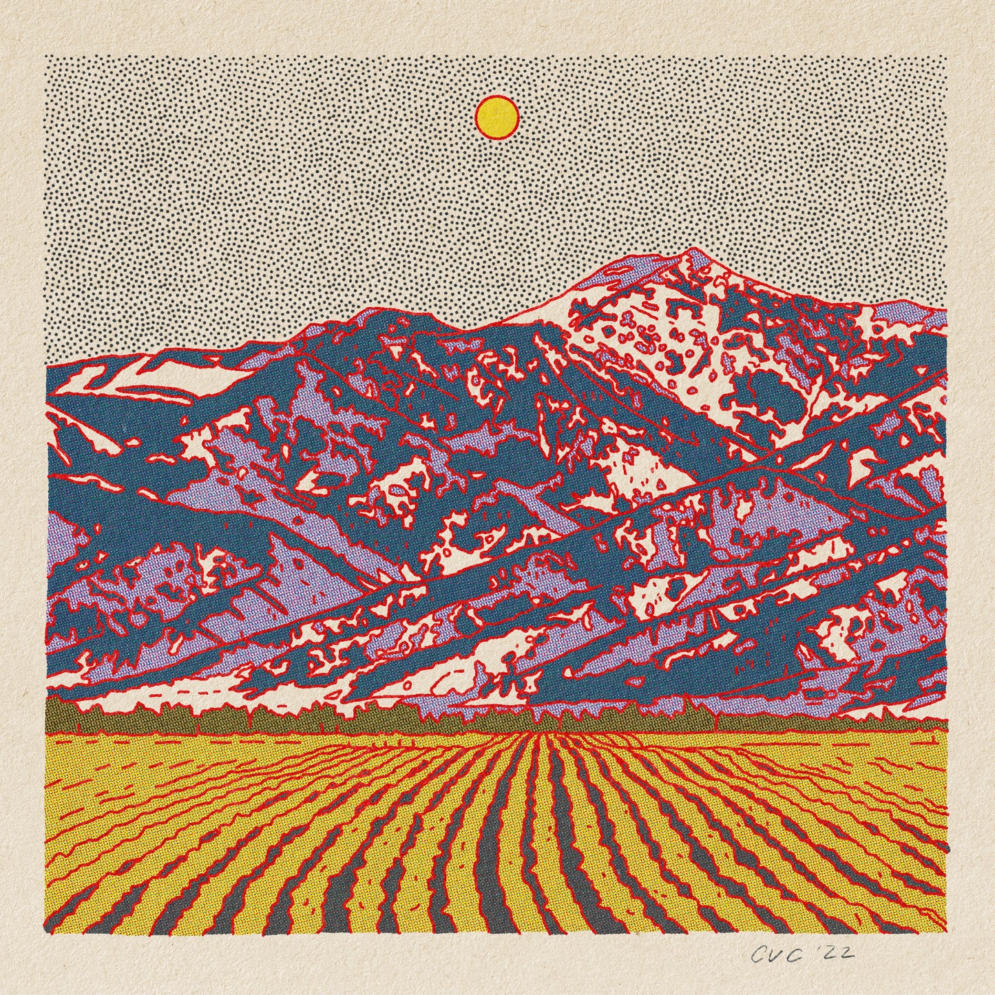 Desert Mountain #27 Print