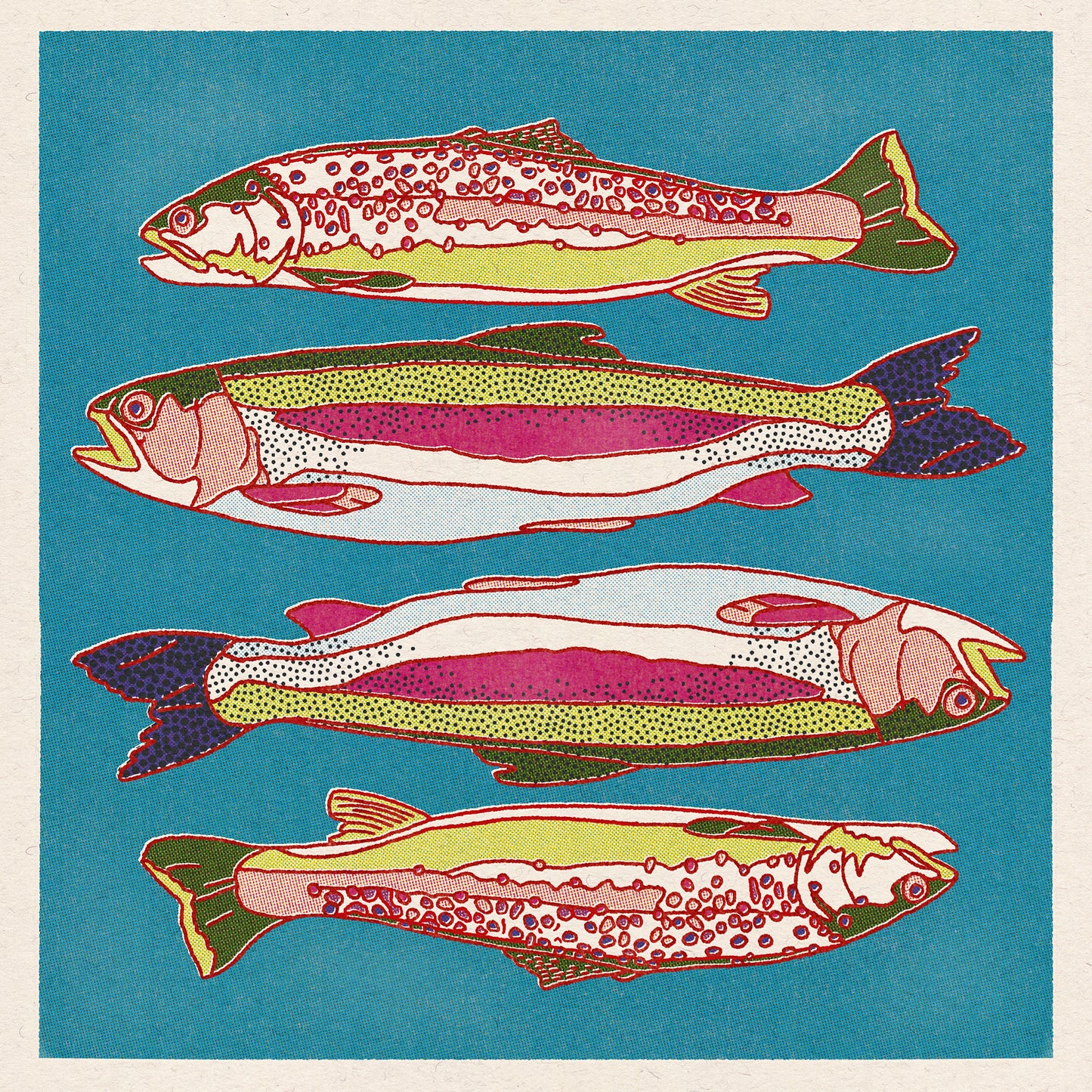 Trout Fish Print
