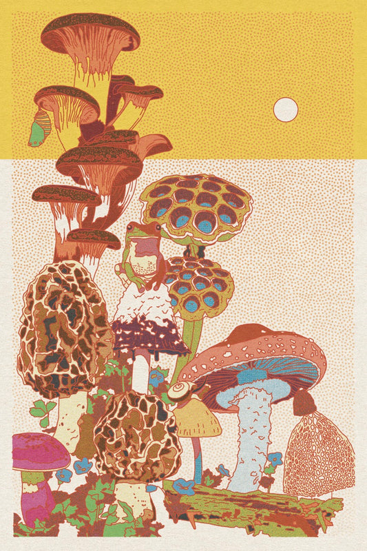 Mushroom Planet 1 24"x36" Print