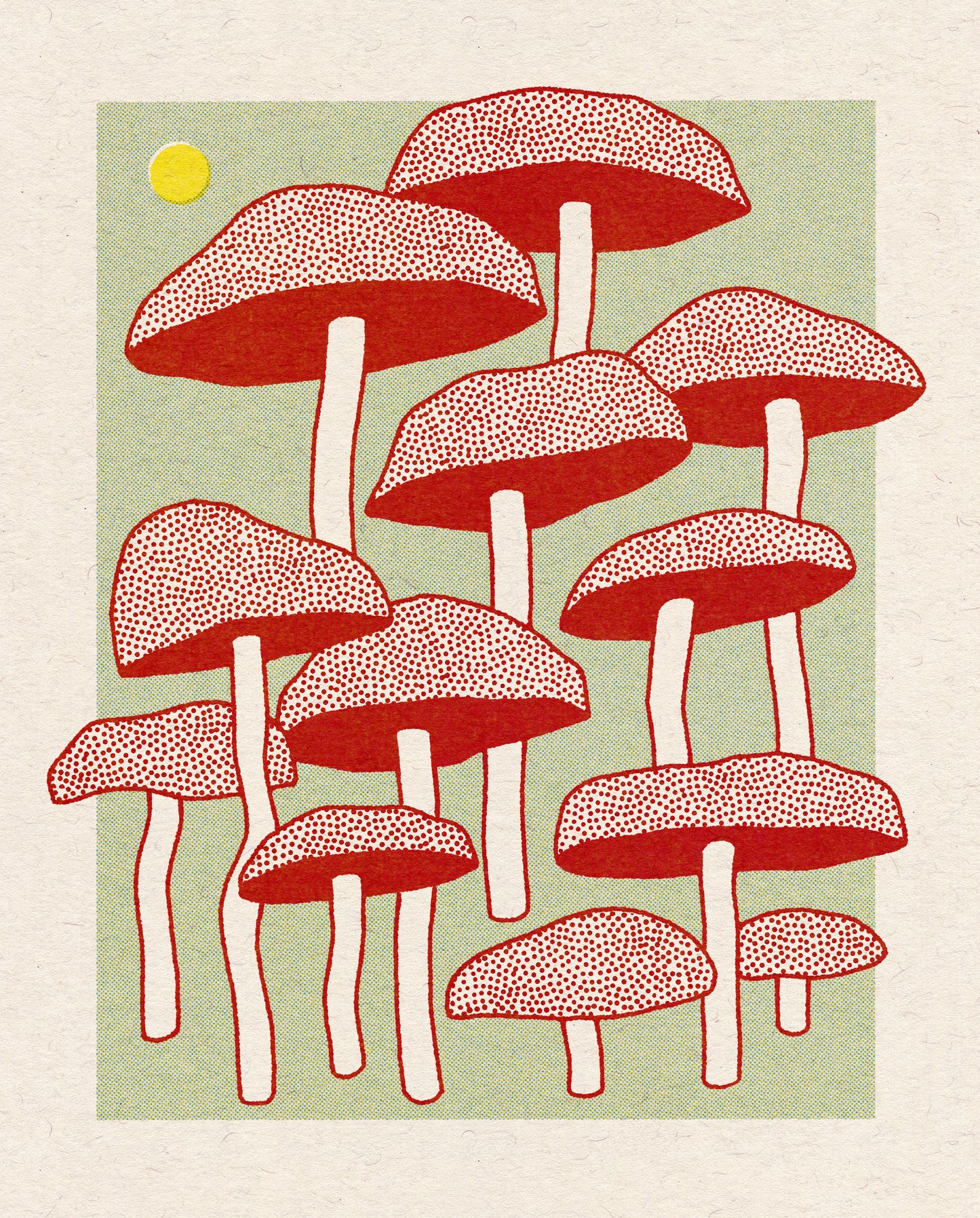 Mushroom Print