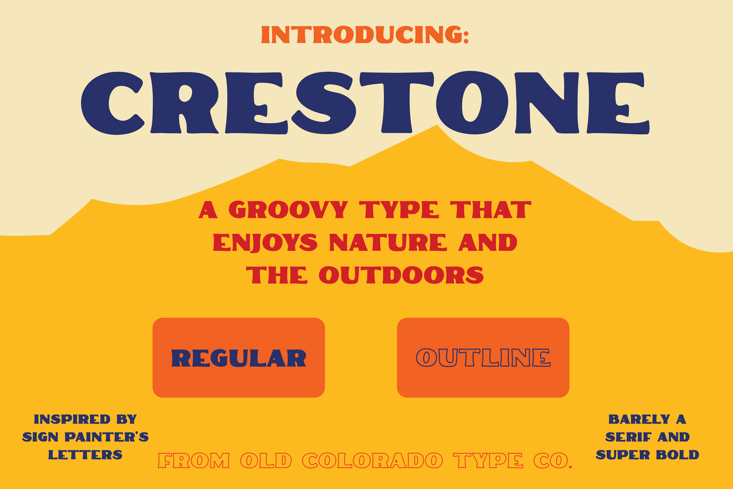 Crestone Typeface