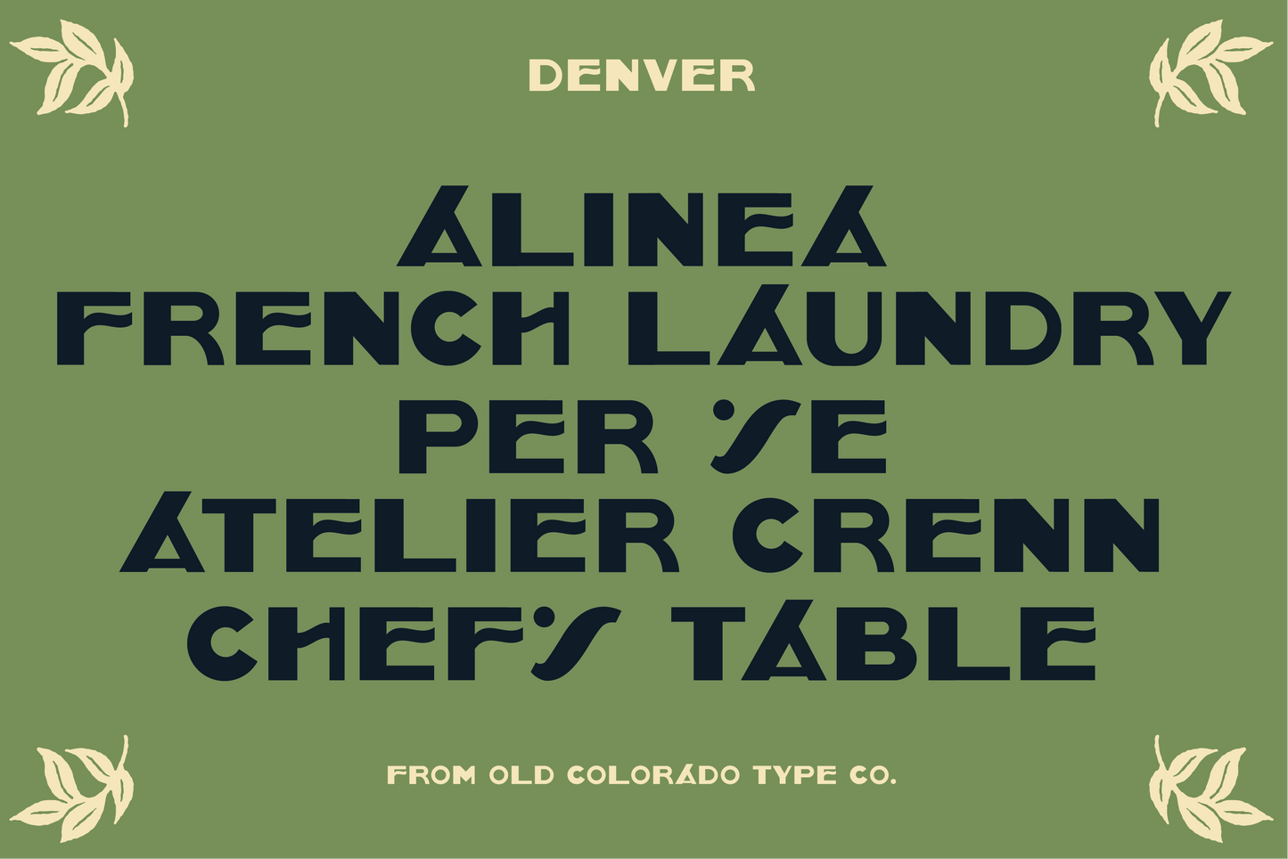 Denver Typeface