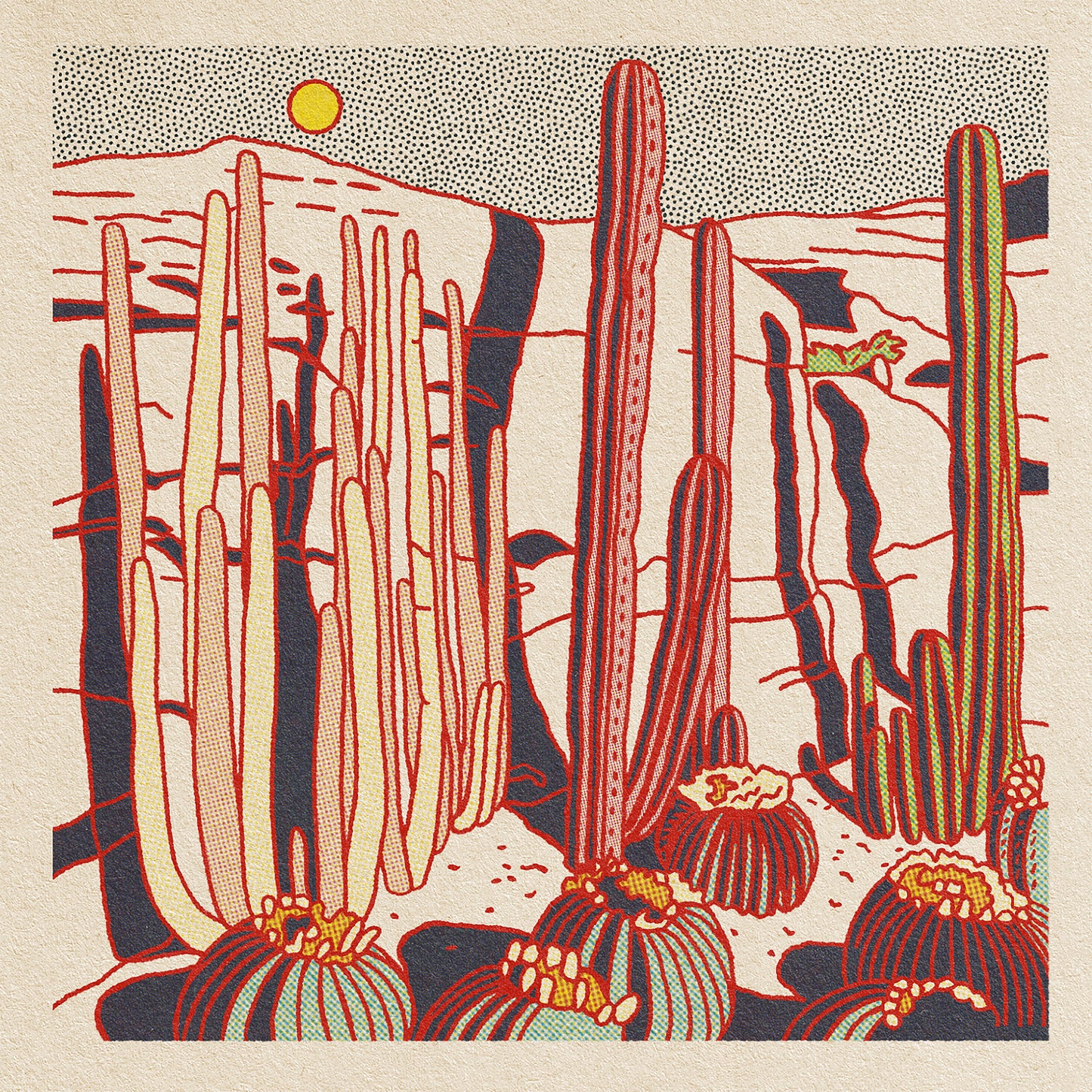 Cactus Planet #3 Print