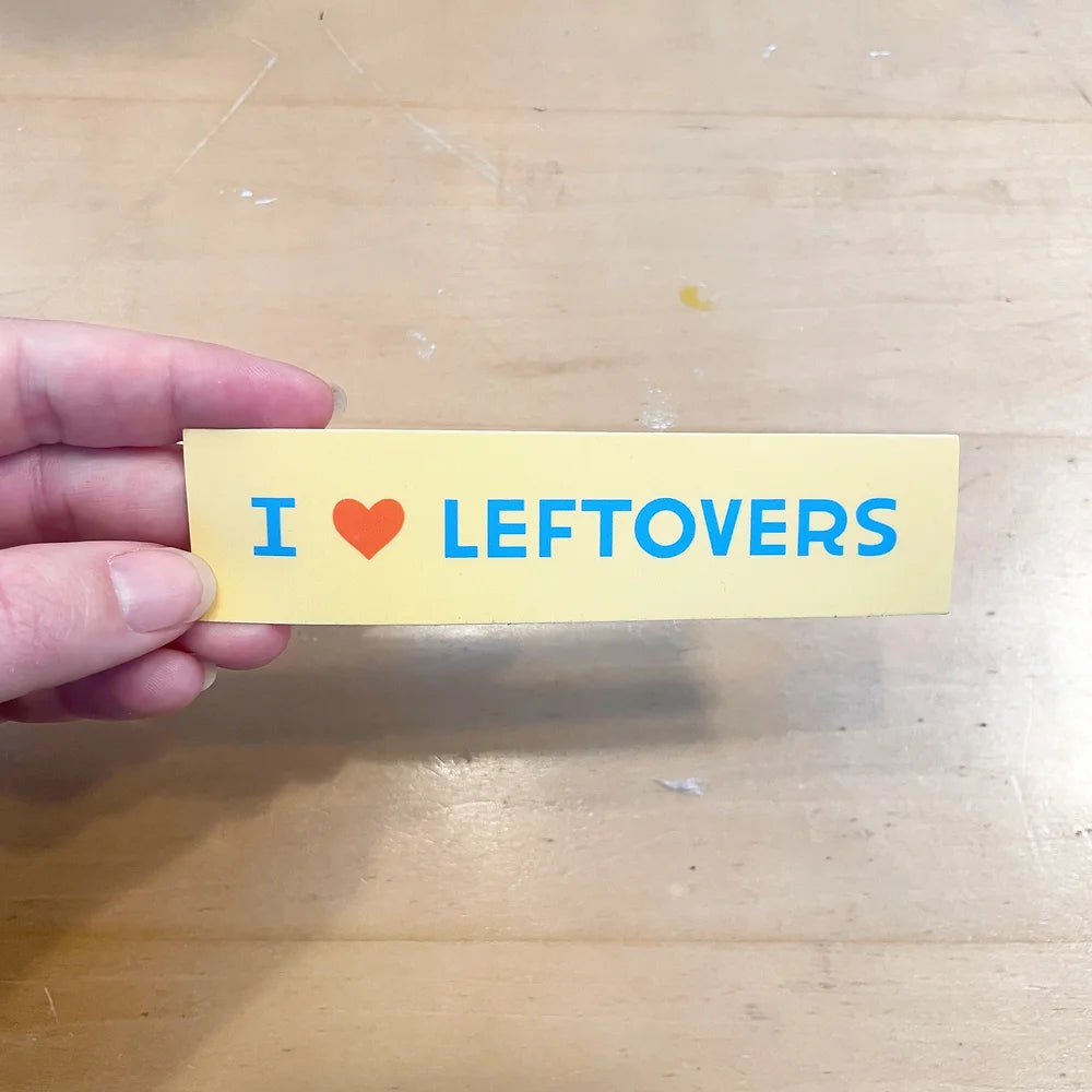 I Heart Leftovers Sticker