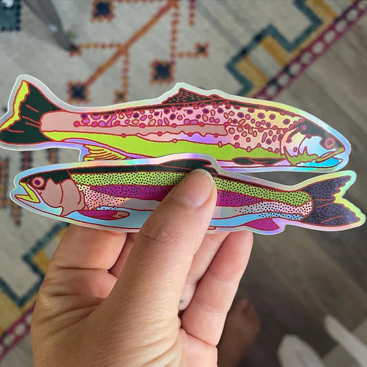 Rainbow Trout Sticker Set