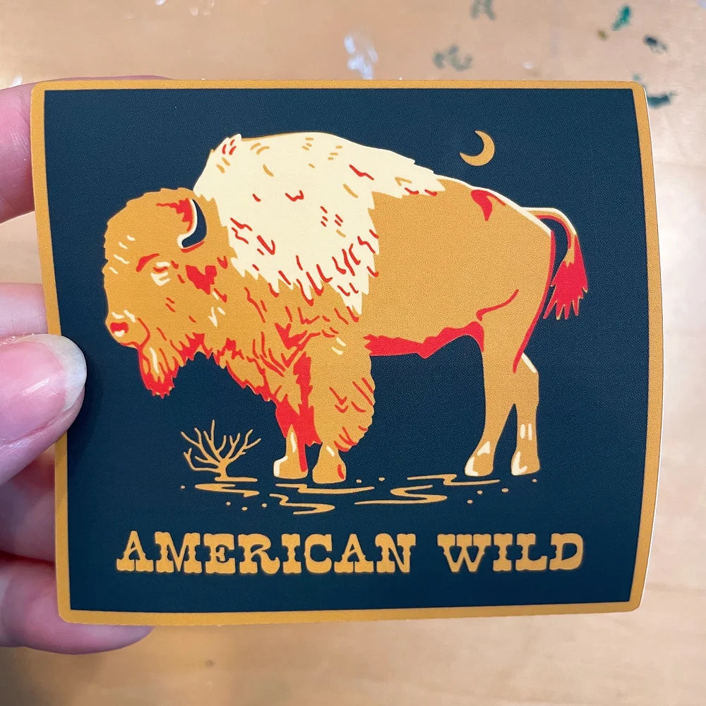 American Wild Sticker