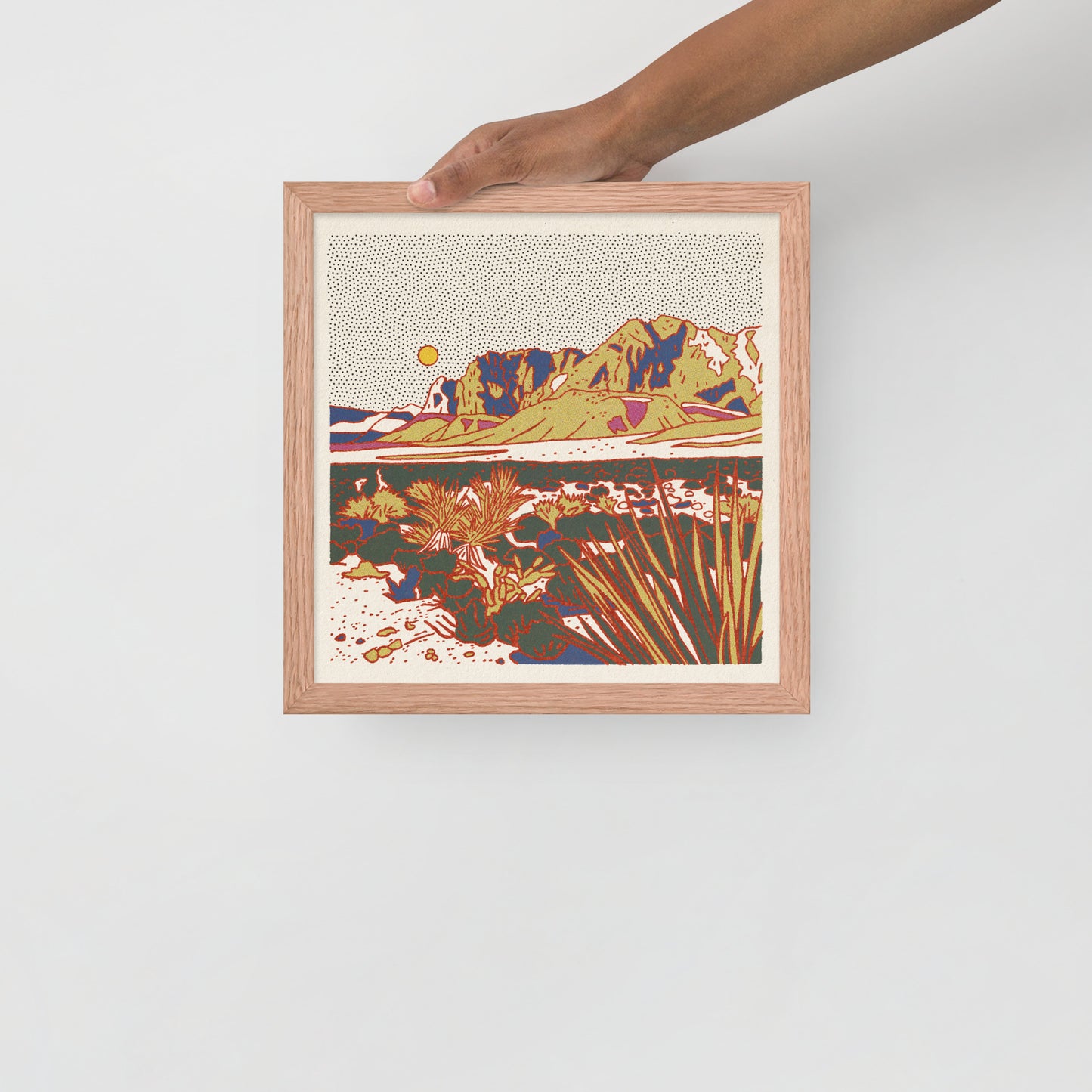 Desert Mountain #6 Framed Print
