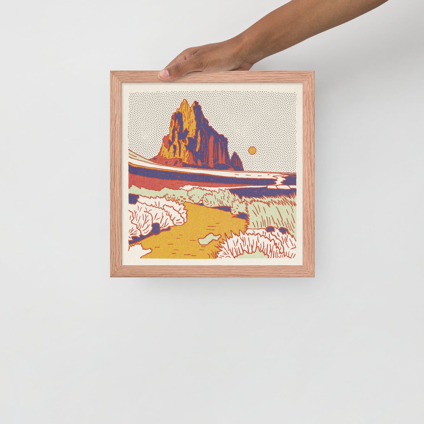 Desert Mountain #9 Framed poster
