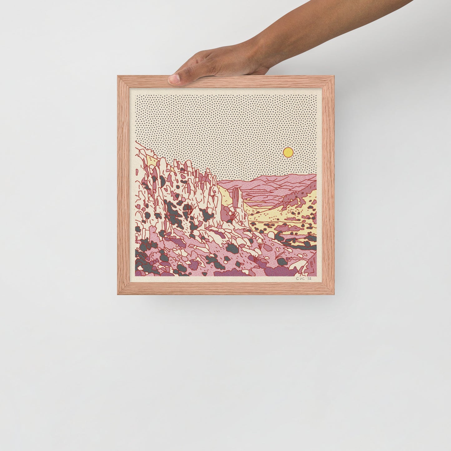 Desert Mountain #15 Framed Print
