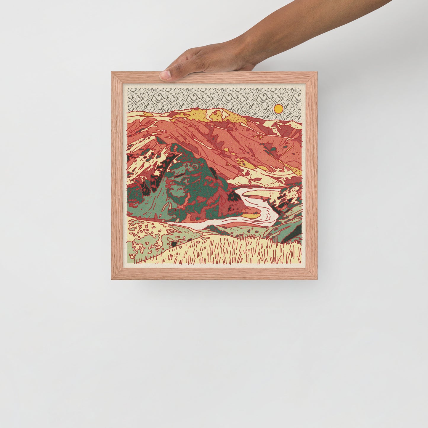 Desert Mountain #19 Framed Print