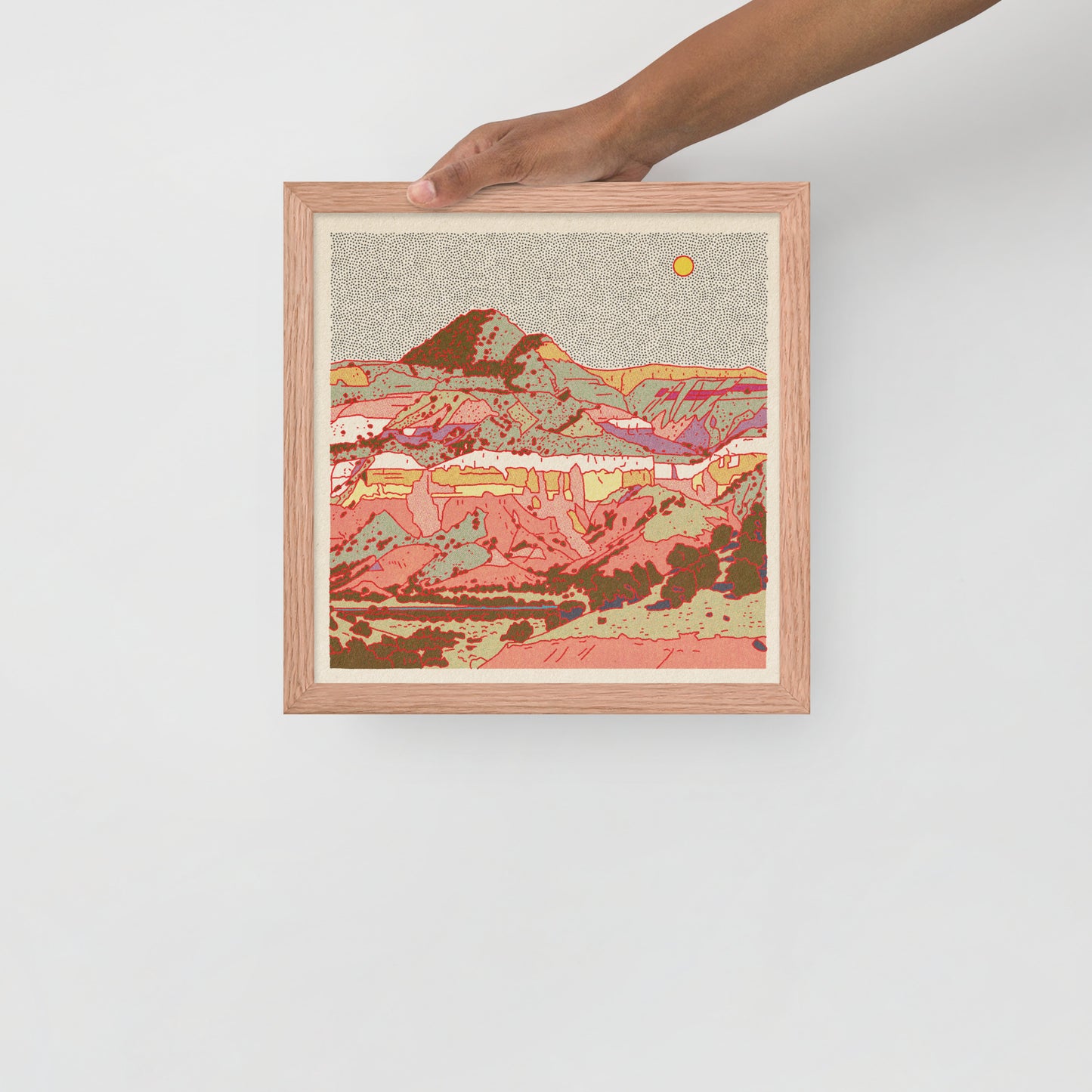 Desert Mountain #30 Framed print