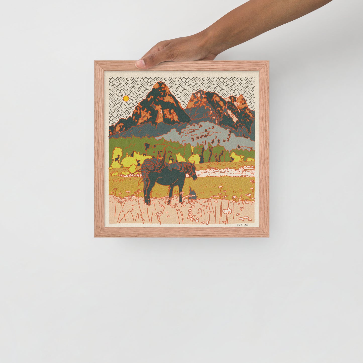 Desert Mountain #39 Framed Print