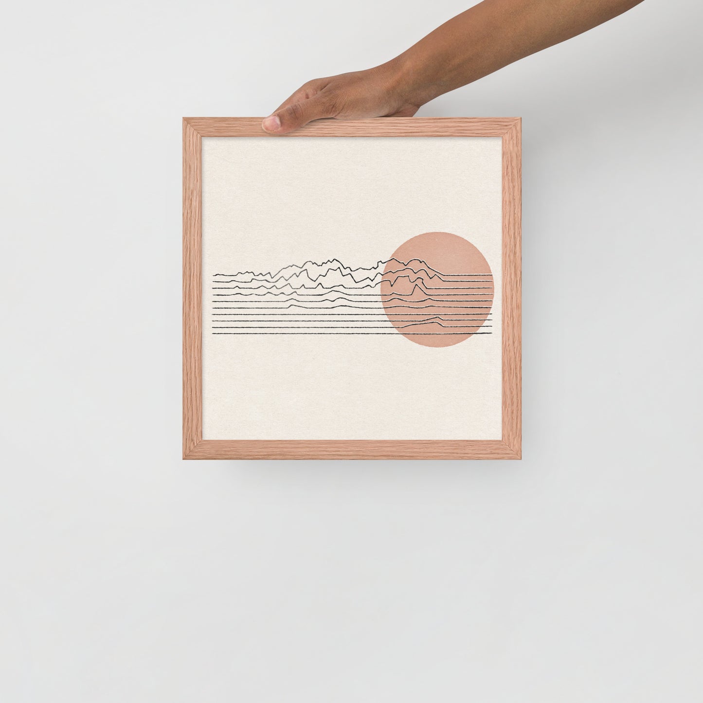 Organ Lines Framed Print