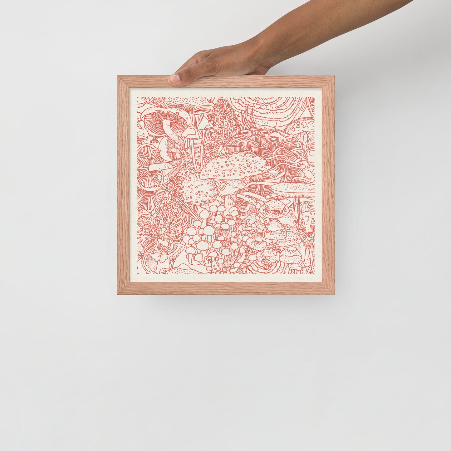 Mushroom Planet #5 - Framed Print