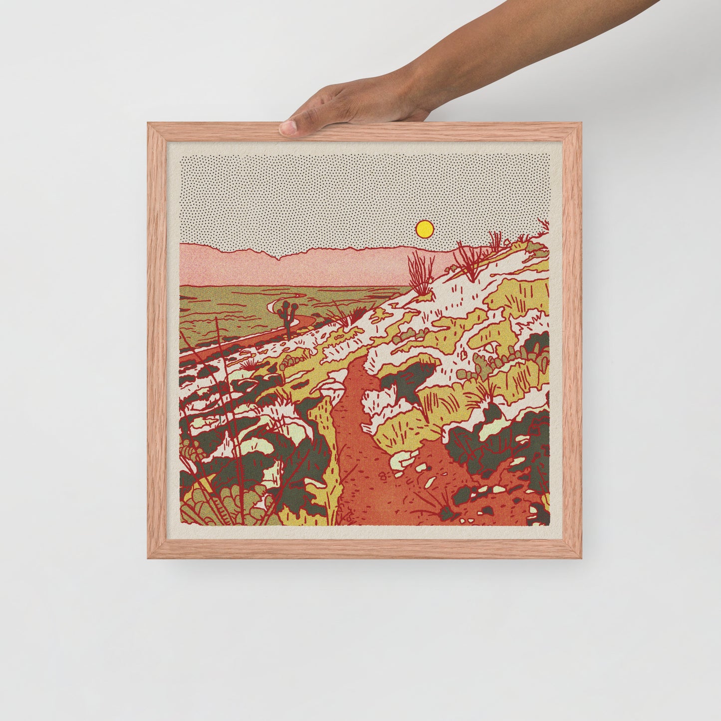 Desert Mountain #3 Framed Print