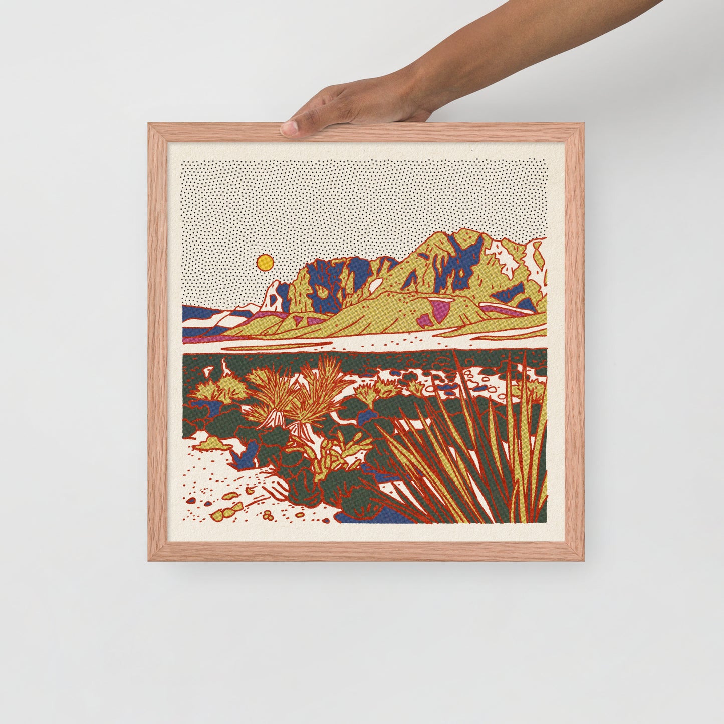 Desert Mountain #6 Framed Print