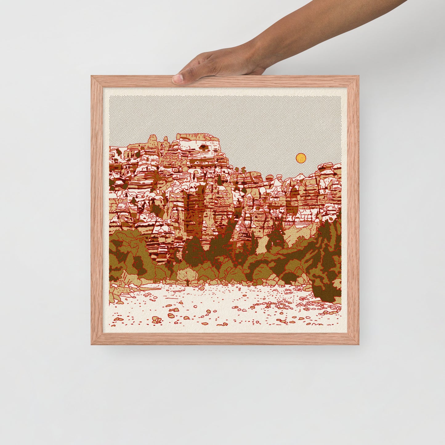 Desert Mountain #8 Framed Print