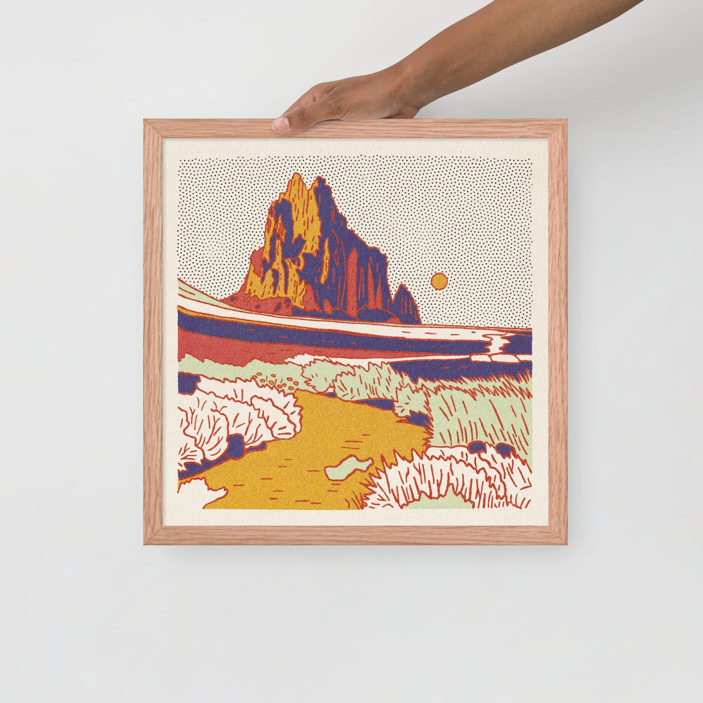 Desert Mountain #9 Framed poster
