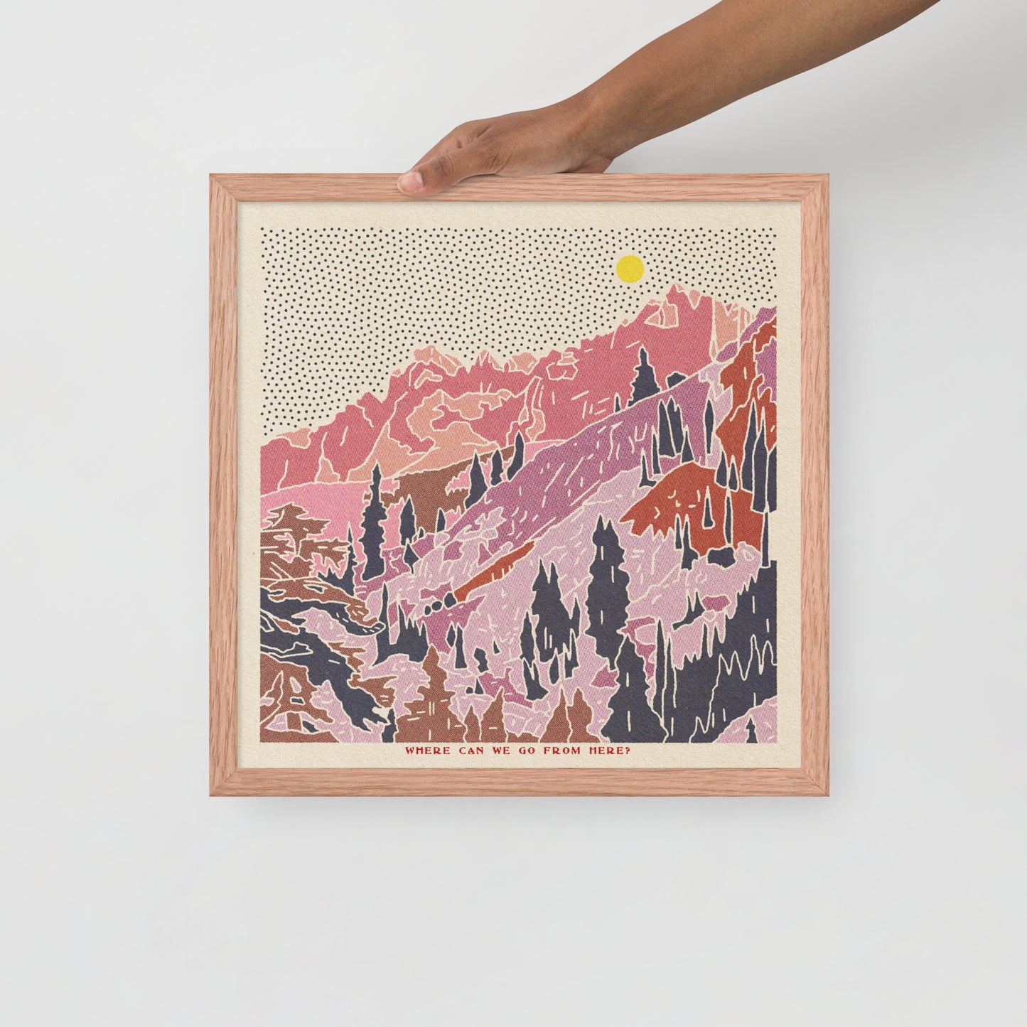 Desert Mountain #13 Framed Print