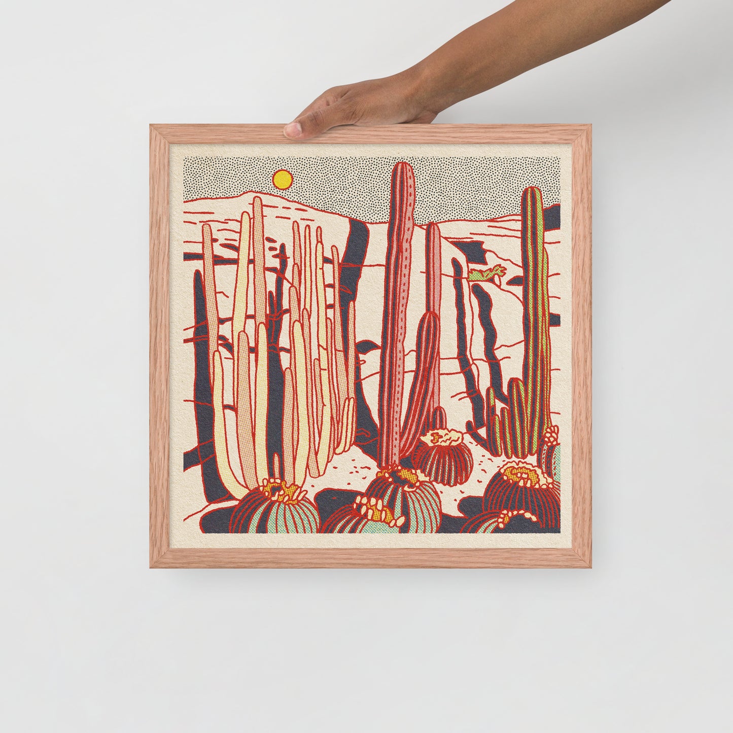 Cactus Planet #3 Framed Print