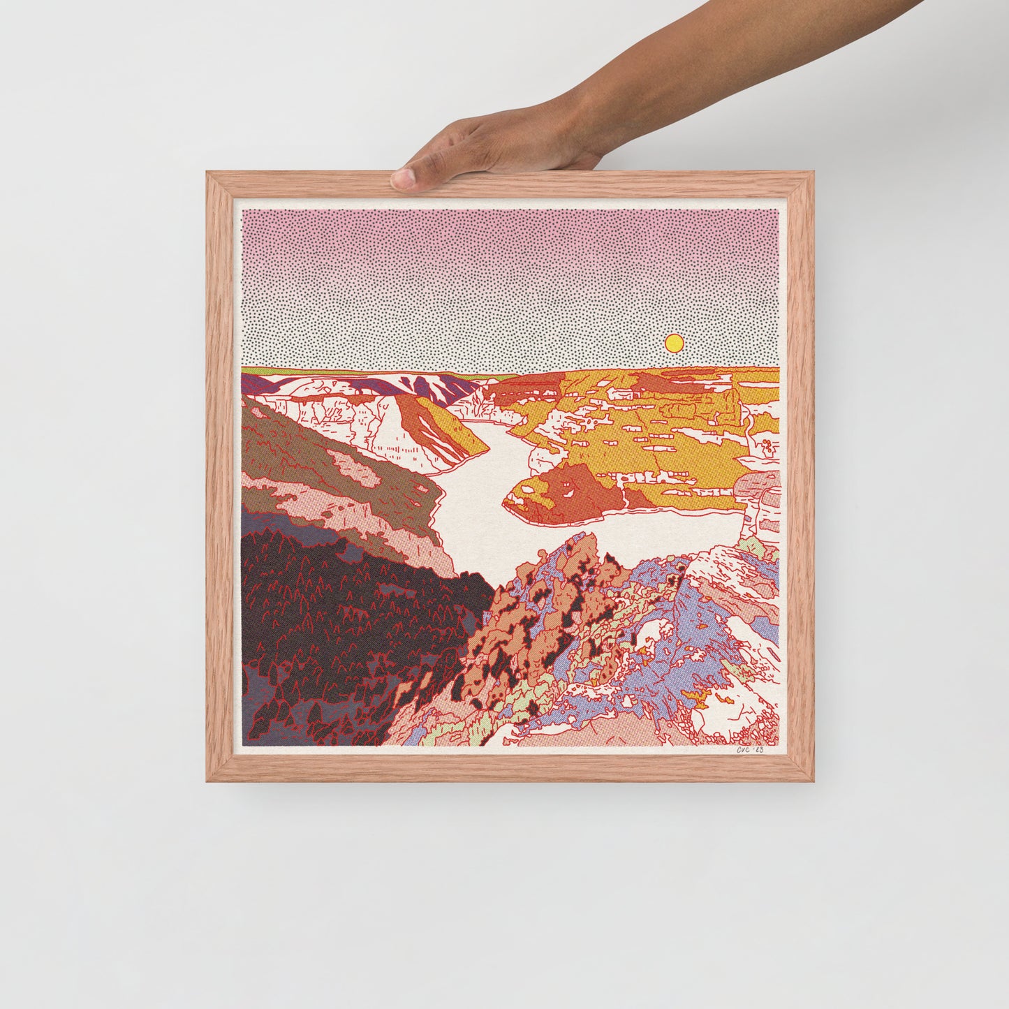 Desert Mountain #38 Framed Print