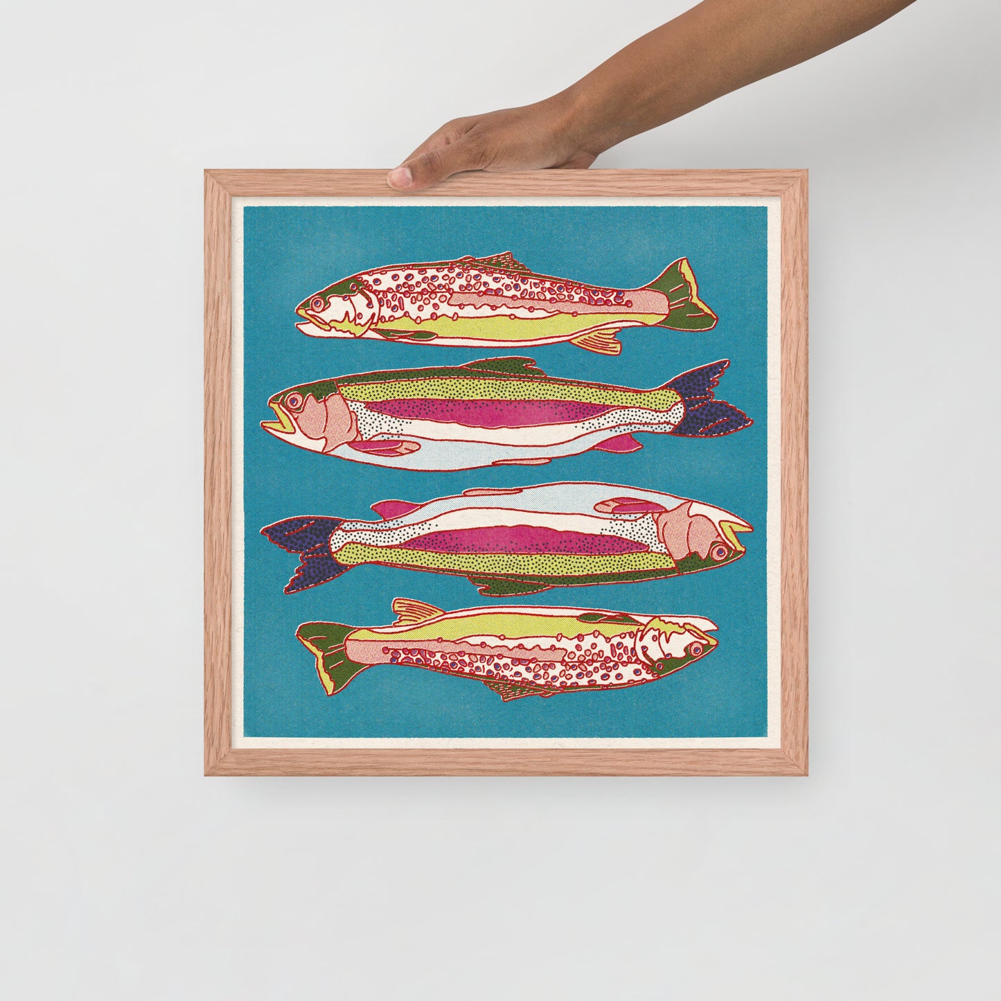 Trout Fish Framed Print