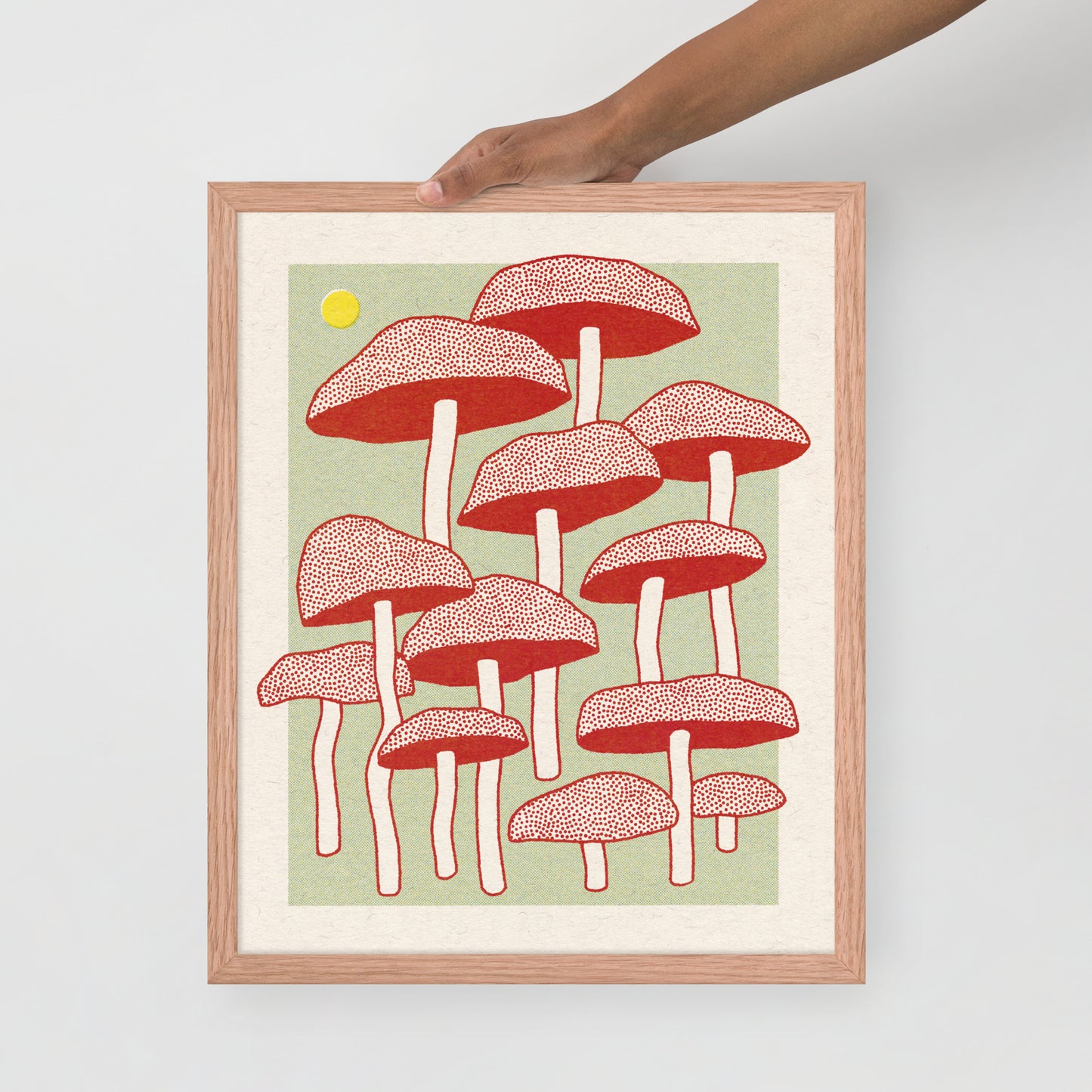 Mushroom Framed Print
