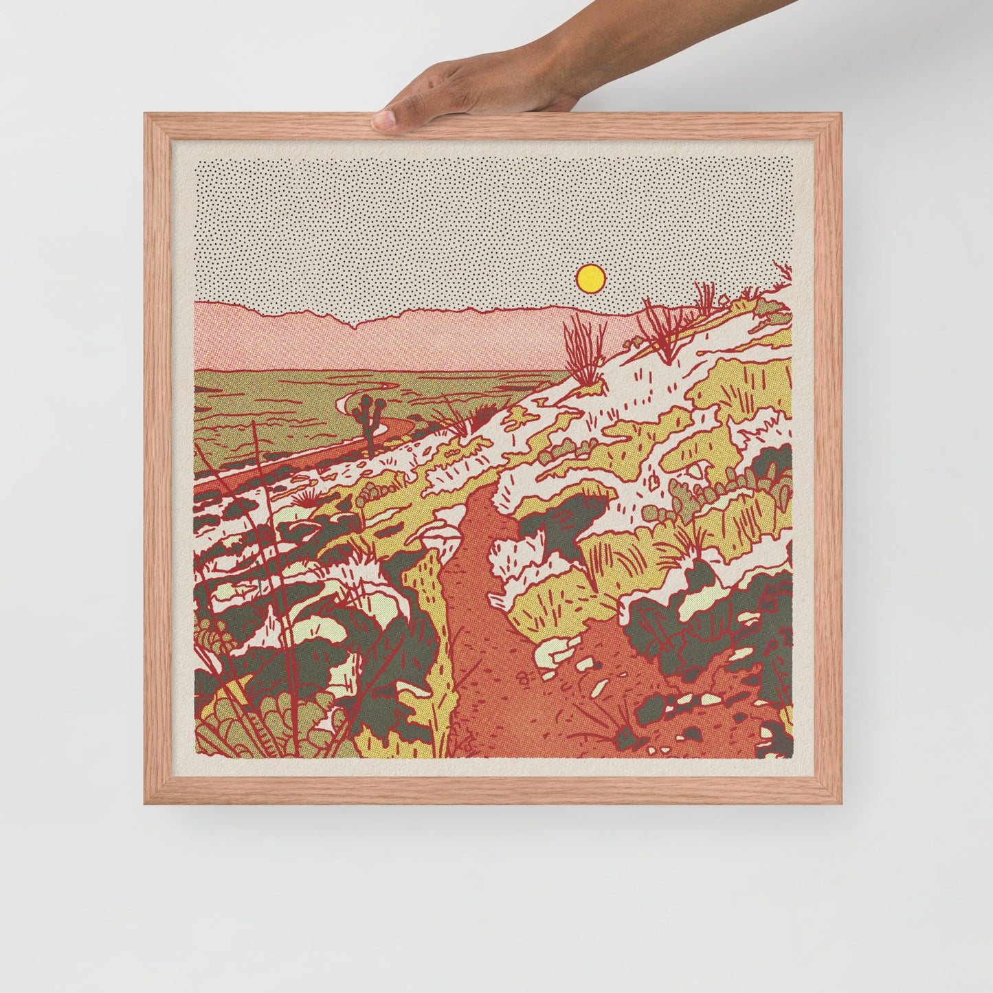 Desert Mountain #3 Framed Print