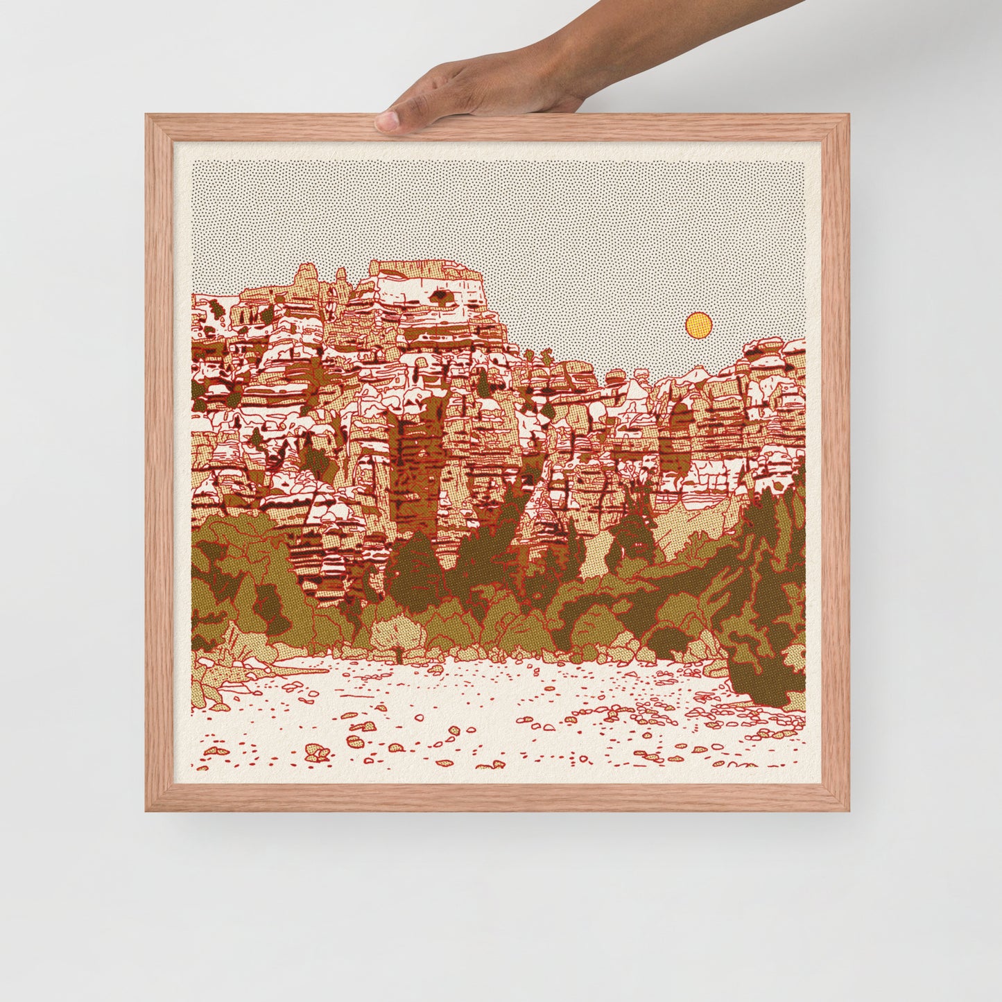 Desert Mountain #8 Framed Print