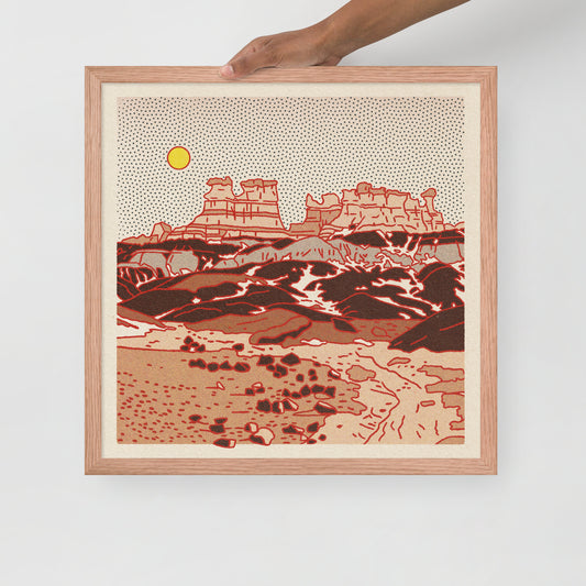 Desert Mountain #12 Framed Print