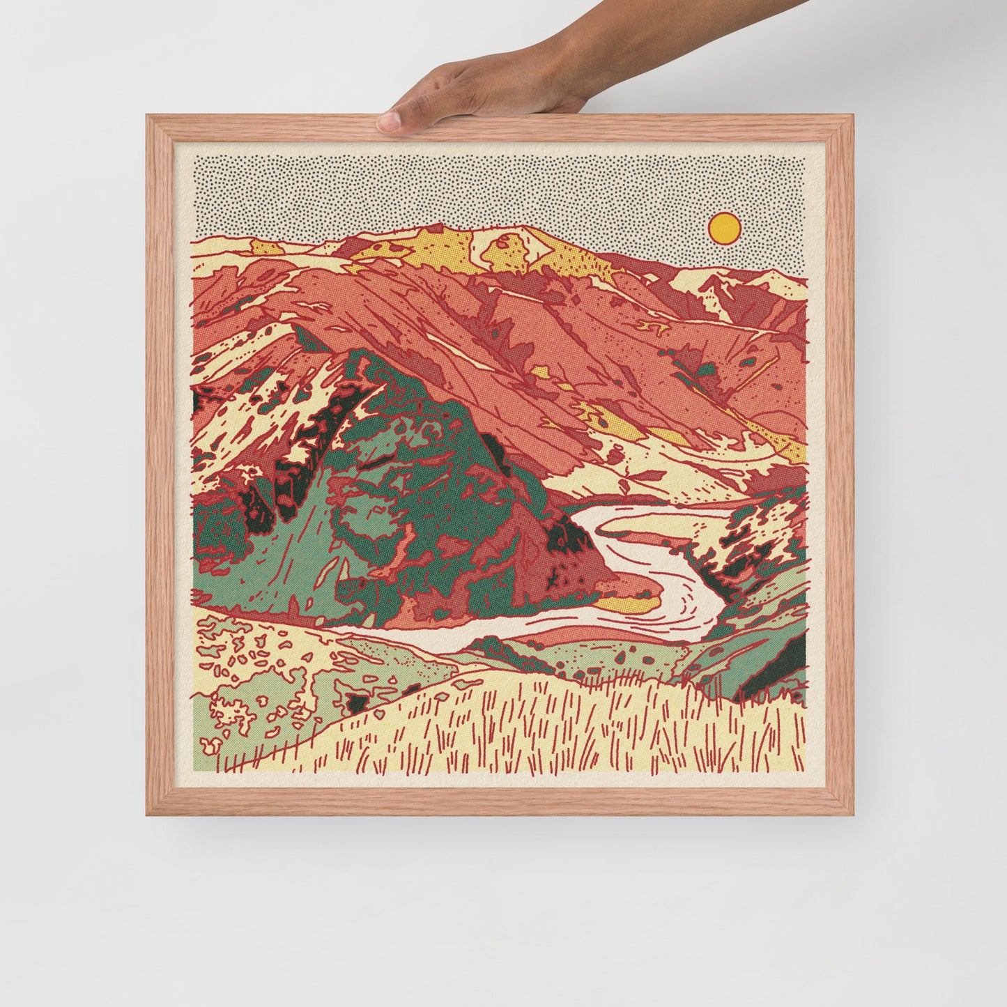 Desert Mountain #19 Framed Print
