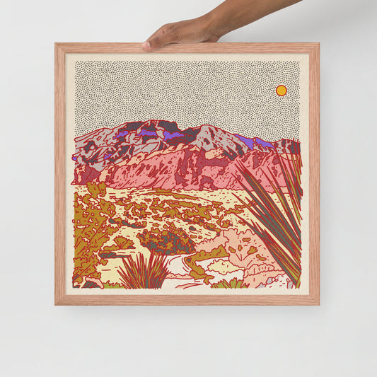 Desert Mountain #21 Framed Print