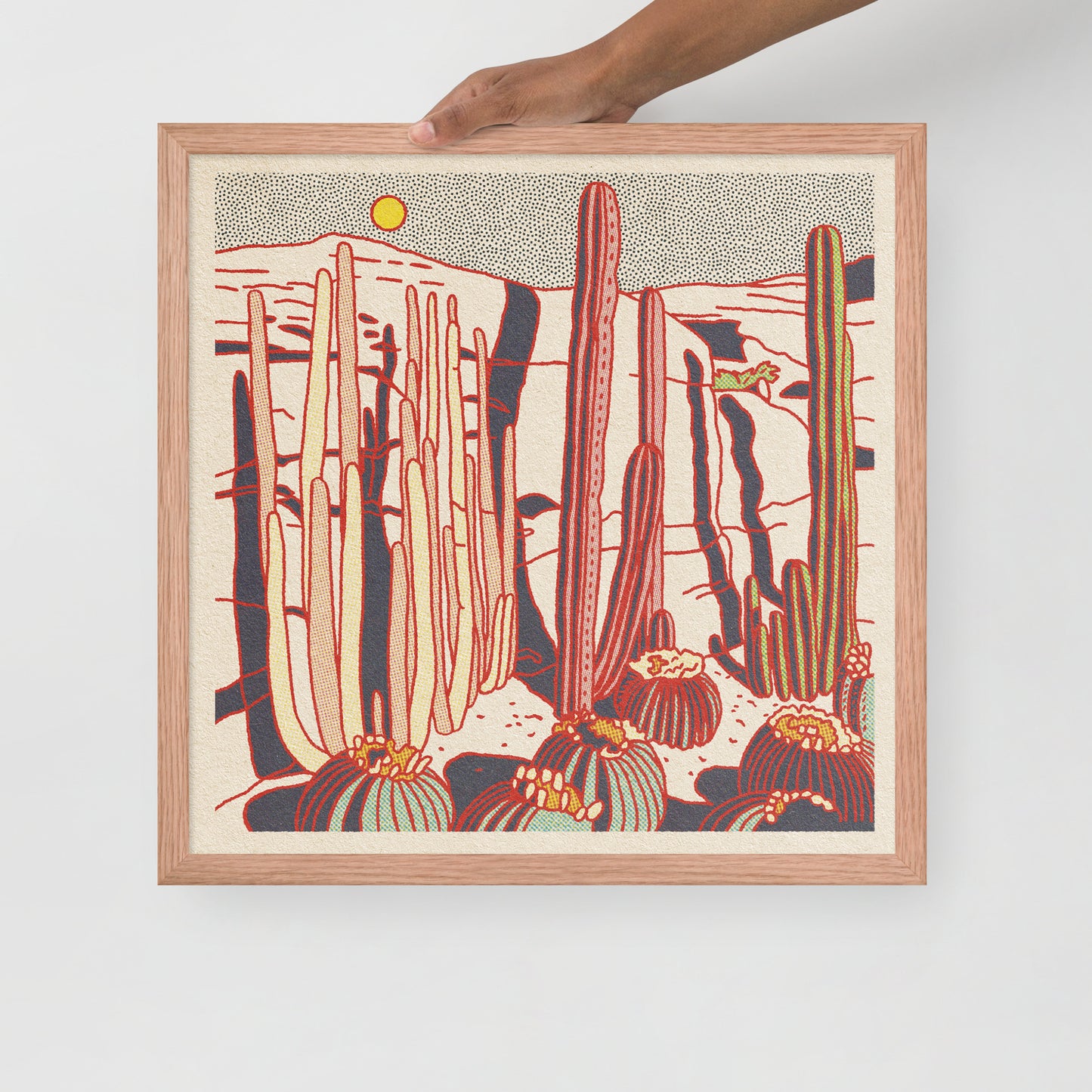Cactus Planet #3 Framed Print