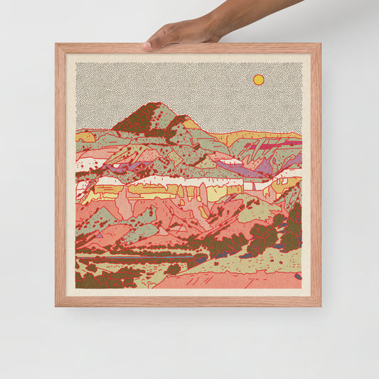Desert Mountain #30 Framed print