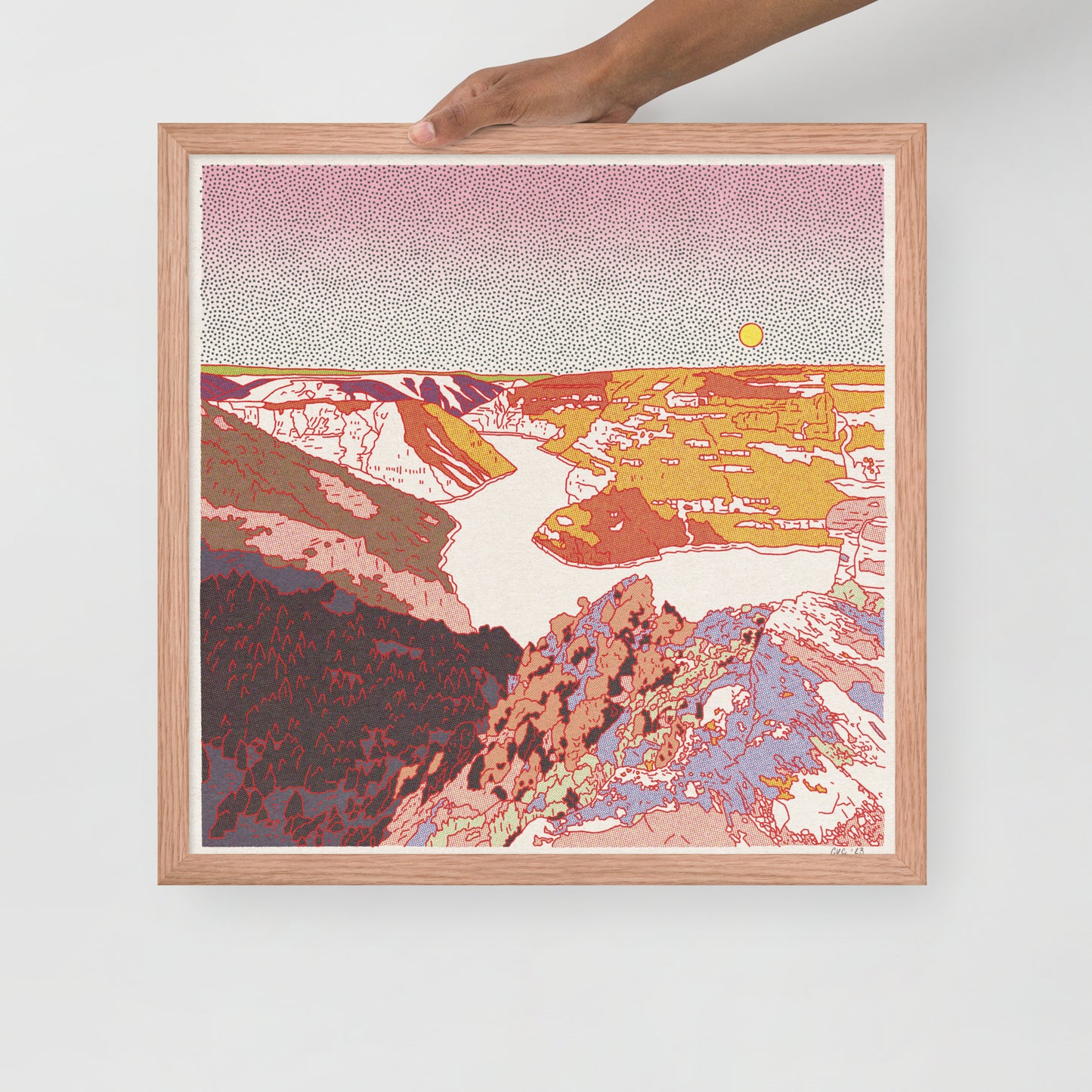 Desert Mountain #38 Framed Print