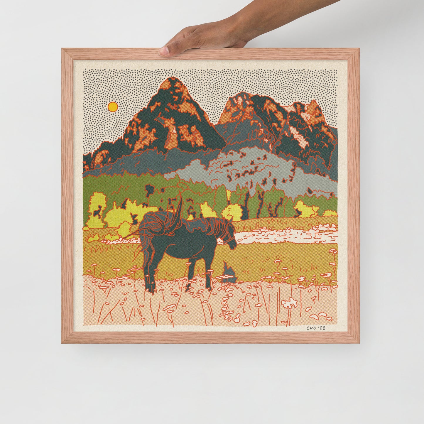Desert Mountain #39 Framed Print